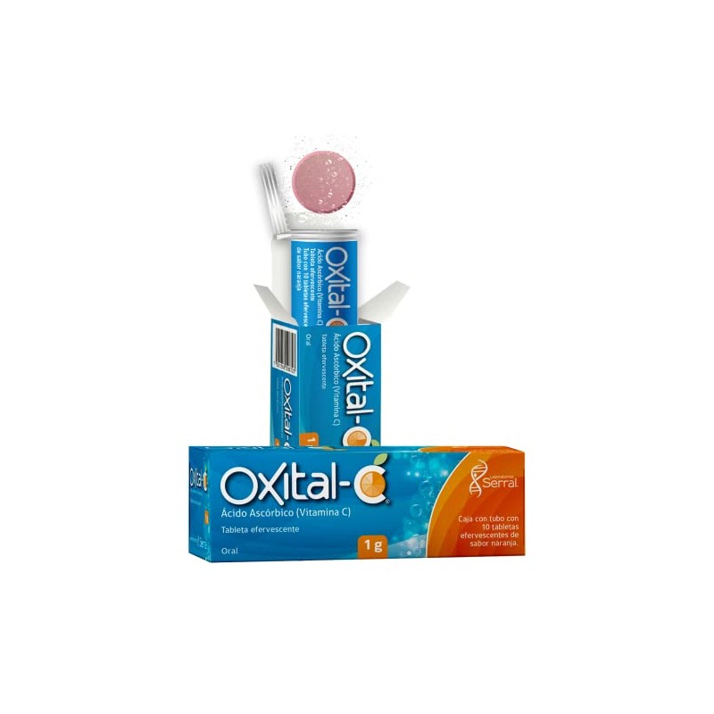 Serral Oxital C Vitamina C Sabor Naranja 10 piezas 1