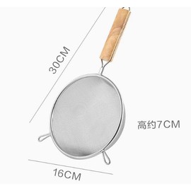 Large Fine Mesh Strainer Stainless Steel Mesh Sieve with Sturdy Handle, Kitchen Metal Food Strainers (Small)