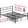 Weehom Queen Bed Frame with Headboard and Footboard Metal Platform