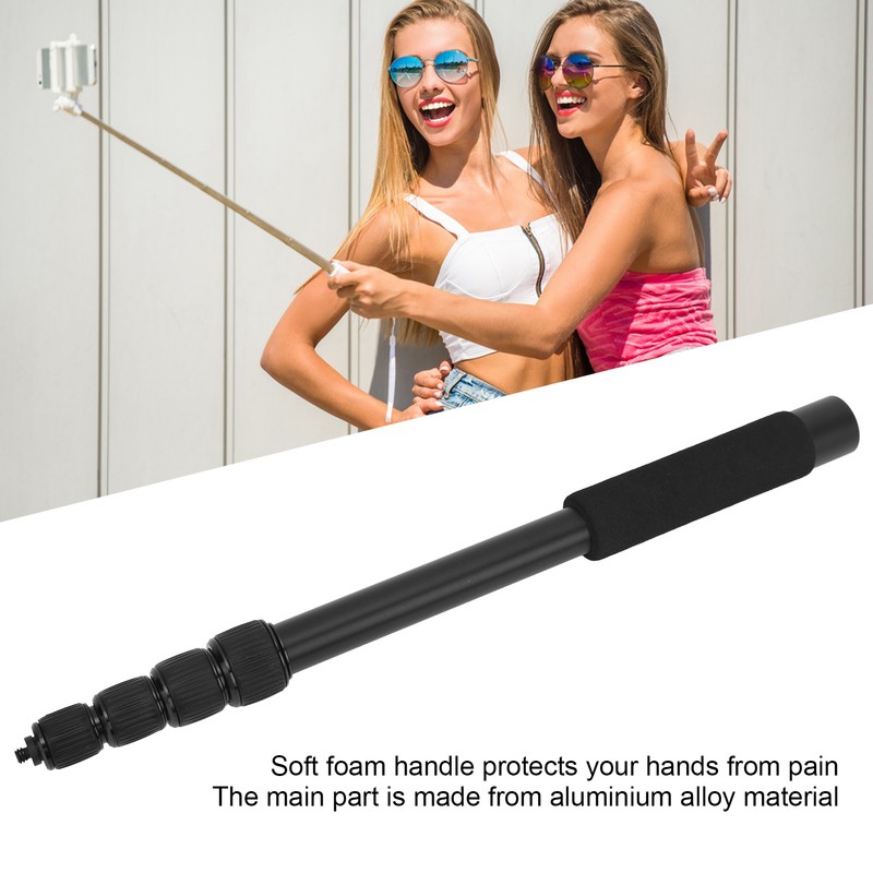 Mic Boom Arm Portable Soft Foam Handle Easy Operation Aluminium