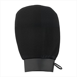 wilcractk Gesichts- und Körperpeeling-Handschuh, 1 Stück, Körperpeeling-Handschuh, entfernt abgestorbene Haut, ideal für Männer und Frauen, ideal für Pferdehaar-Handschuhe (schwarz)