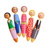NOOMIEQCF 5-Pack Japanese Anime Doll Gel Pens 0.5mm Blue Ink