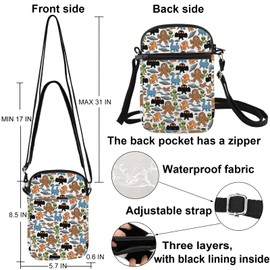 Cryptid Crossbody-Tasche, Cryptozoologie, Geschenke, Cryptozoologie, Cryptid Monster, Umhängetasche, Redeyes Cb3, 111