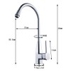 Life System SK84 Kitchen Lavatory Antique Mixing Faucet Gooseneck Swan