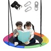 43 inch Saucer Tree Swing for Kids,Flying Round Swing Heavy