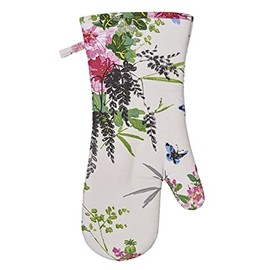 Ulster Weavers Madame Butterfly Oven Glove, Pink/Green, 37 x 20 x 2 cm