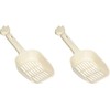 Richell Corol Cat Toilet Scoop, Small Beige x 2 Pieces