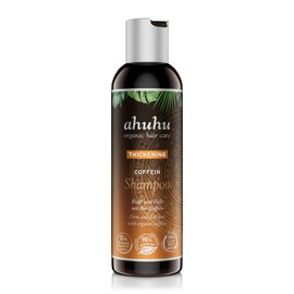 ahuhu Thickening Caffeine Shampoo, Organic Caffeine Shampoo for Thicker and Strong Hair, Invigorates the Scalp and Activates the Hair Roots, Bottle Made of 100% Recycled Plastic, Vegan, 200 ml