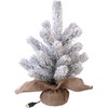 infactory Mini Christmas Tree with USB: Set of 4 Decorative