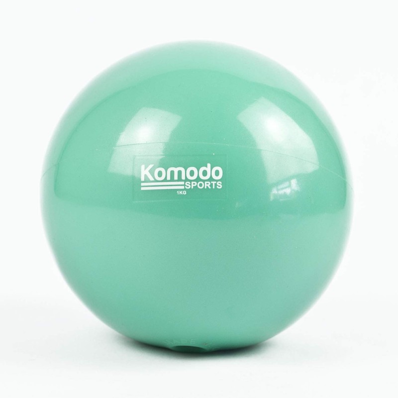 Komodo Weighted Toning Balls - Soft Pilates Yoga Training Pair