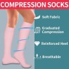 Laite Hebe 4 Pairs Compression Socks Men Women Support Running