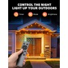VOZUJI Outdoor Patio String Lights: 150Ft 45M Outside Waterproof Light