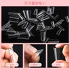 Annhua Nail Tips, Square, Long, Set of 500, Perfect for
