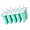 Ice Cream Mould 10 Grids Food Grade Silicone Non Stick