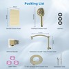 Hibbent All Metal cUPC Certified Shower Head, 10'' High Pressure