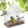 Ram® Window Bird Feeder Bird House Acrylic Window Bird Feeder