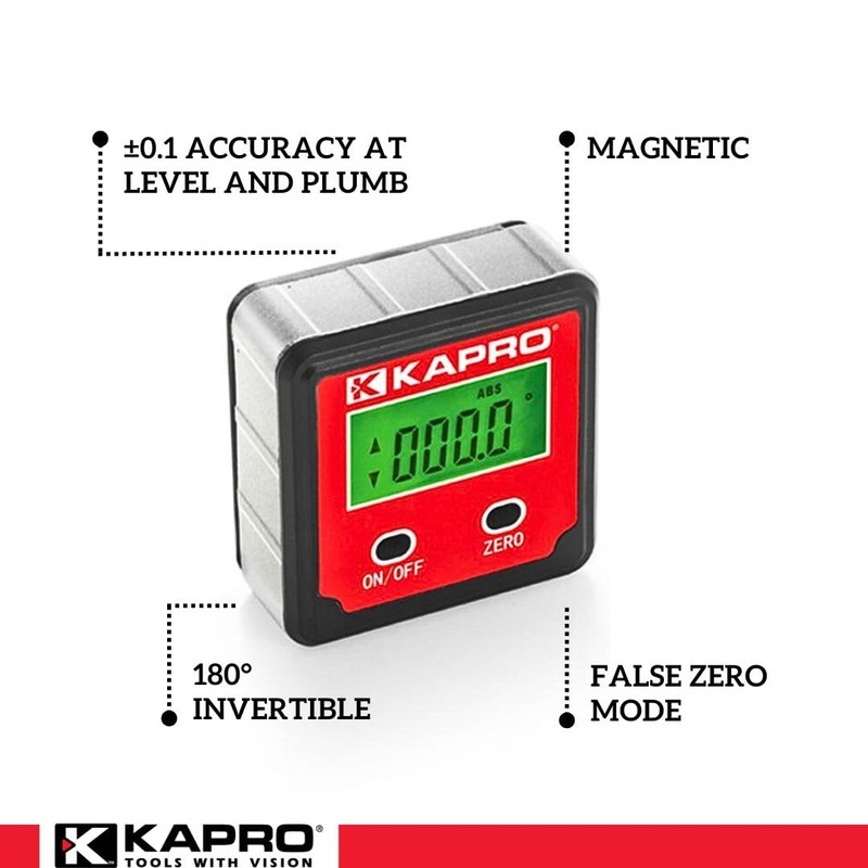Kapro - 393 DIGI Pro Digital Inclinometer - Magnetic -