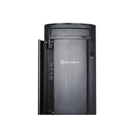 Silverstone Aluminum Front Panel/SECC Structure Micro ATX Mid Tower Computer Case SG04B-F (Black)