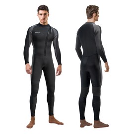 Divmystery Wetsuits for Men (14 Sizes) - Super Stretchy - 3/2mm Full Body Wet Suits for Men, Wetsuit for Surfing Diving Snorkeling Kayaking Paddleboarding Water Sports