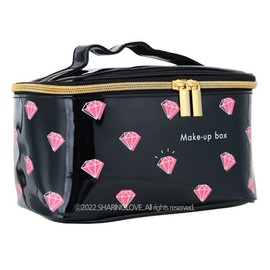 People & Co. Jewelry Makeup Box Cosmetic Pouch (Black) / 피플앤코 쥬얼리 메이크업 박스 화장품 파우치 (블랙)