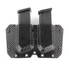 R&R Holsters OWB Double MAG Holster - Black Carbon Fiber