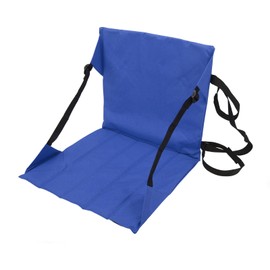 Folding Stadium Seat Lightweight Portable Oxford Cloth Stadium Bleacher Seat Cushion for Camping Picnic Blue