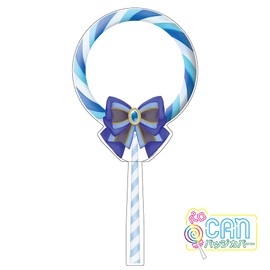 Hagoromo Perro CAN Badge Cover (Blue Hawaii), Can Batch Cover No. 82353