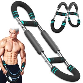 Adjustable Twister Arm Trainer for Men & Women - Full Upper Body Gorila Bar - Strengthens Arms, Shoulders, Grip & Chest Workout Equipment - Space-Saving, Detachable Design for Home or Gym (60-100 Lb)