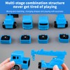 HIULLEN Magnetic Transform Engineering Assembled Car Toys, 26PCS Constructo Modular