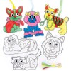 Baker Ross FE581 Dog Suncatcher Craft - Pack of 8,