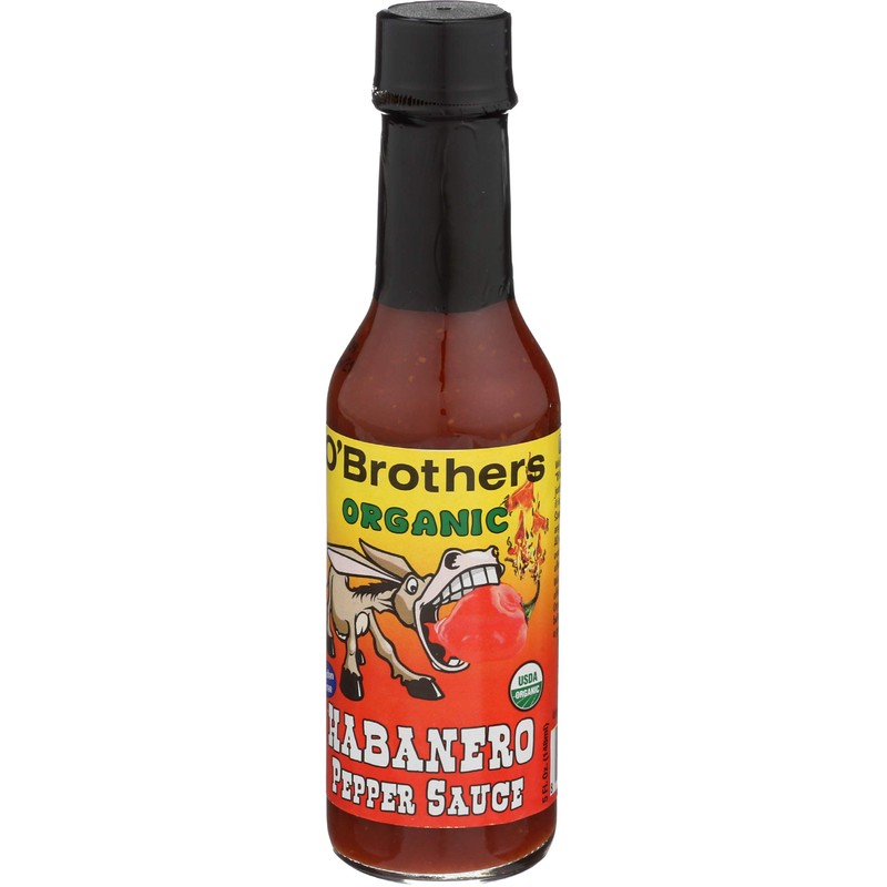 O'Brothers, Habanero Hot Sauce, 5 oz