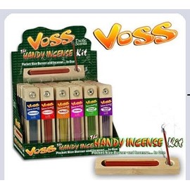 6 x VOSS HANDY INCENSE KIT Pocket Size Burner Incense Sticks Kit