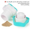 Johnbee Pill Crusher, Pill Grinder Fine Powder Extremely Fine. Storage