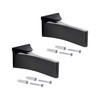 Gedotec Design Shelf Bracket, Wall Shelf Made of Metal, Black