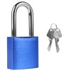 Diyife Padlock, [True Anti-Rust] [Solid Aluminium] 44 mm Long Shackle