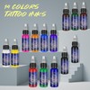 ATOMUS Tattoo Ink Kit Tattoo Pigment Set Natural Plant Tattoo