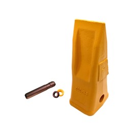 Heavy Duty Long Tip Excavator/Loader Bucket Tooth, Fits Cat J350 Style, 9N-4352 (Tooth and Pin)