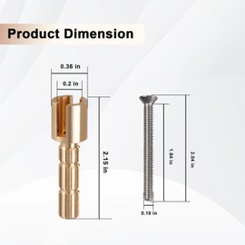 SDRZJX Valve Stem Extension Adapter with Screw Compatible with Pfister Shower and Tub Trim Systems Replace#: 970-0770