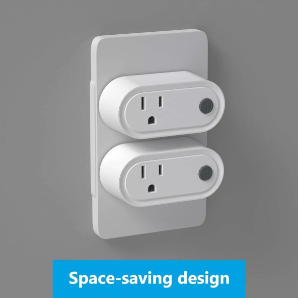‎OUVOPO Matter WiFi Smart Socket Plug Outlet 15A APP Remote