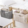 Koksi Bed Pockets Organiser, Bedside Hanging Storage Caddy for Magazine