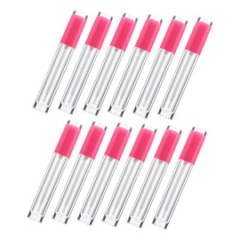 Beavorty 12pcs Empty Lip Gloss Tubes with Rubber Stoppers for Lipstick and Lip Balm Refillable Lipstick Containers Portable and Convenient for Makeup Artists and Beginners