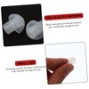 COHEALI 10Pcs Replacement Mushroom Earbud Tips for Coil Tube Earpieces