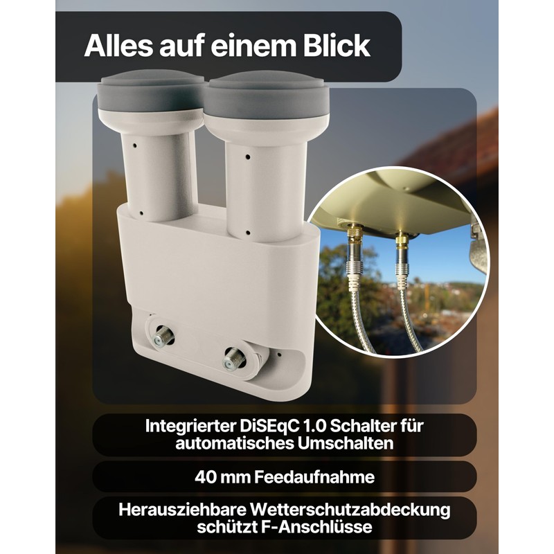 SCHWAIGER Monoblock Single LNB SPS8801-715071 / SPS8802-715088 / SPS8804-715095 /