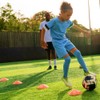 SPEEDMARK Marker Cones Set, Training Cones, Soccer Futsal, Orange with