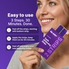 DRDENT Purple Teeth Whitening Strips 21 Treatments - Enamel Safe