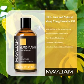 MAYJAM Essential Oil Ylang Ylang 30ml Massage Oil Essential Oil Aroma Oil 100% Natural Gift