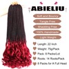 ABIELIU French Curl Braiding Hair Extensions Crochet Braids Hair Extensions