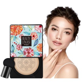 Voluroky Cushion Foundation - Whitening, Glossy, Beautiful, Moisturized & Bright, 6 in 1 Cover Instant, Breathable Coverage, Moisturizes Tendent Skin Moisturizing, Keeps Skin Smooth & Shiny for Long