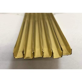 Brass Came 5/32" (Cut Into 3-24" Pieces) by BiNARi Glass Studio