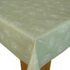 Karina Home Megan Wipe Clean Tablecloth Vinyl PVC (Sage Green,